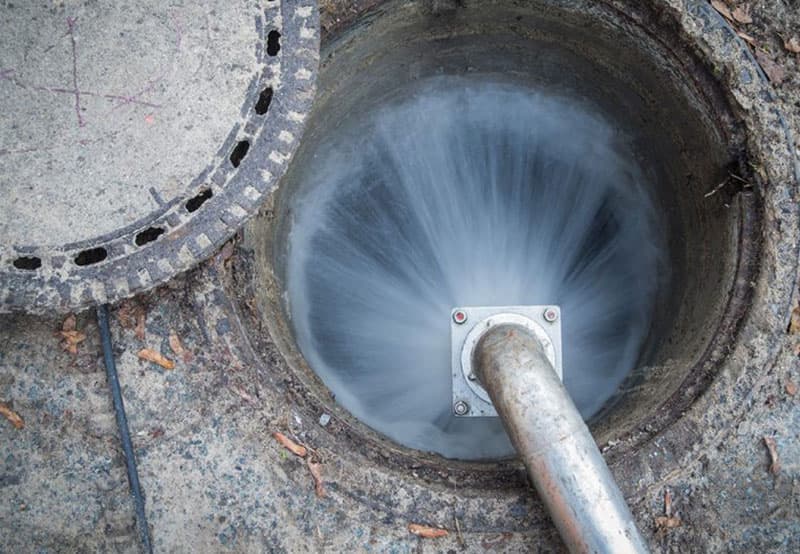 Curage canalisation bouchée